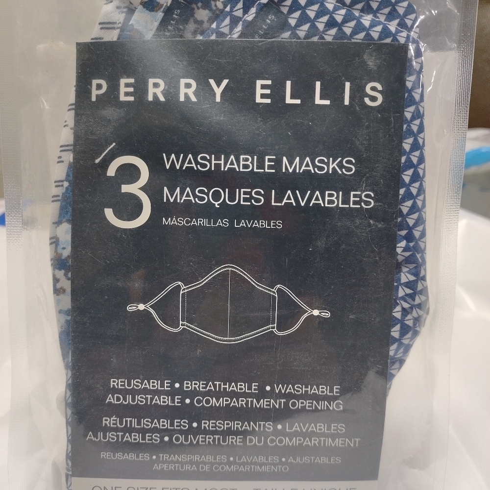 Perry Ellis Standard Reusable Rounded Woven Fabric